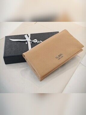 Prada Vitello Daino Leather Wallet